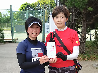 女子壮年 3・4位トーナメント 準優勝