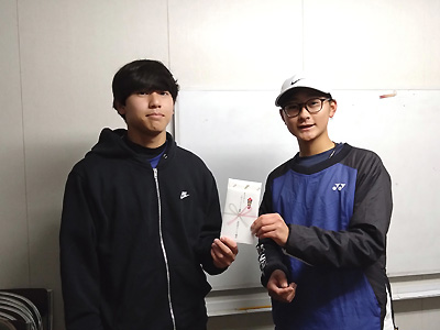 男子 2位トーナメント 優勝